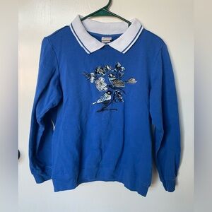 Vintage Adriana Delafield Collared Sweatshirt